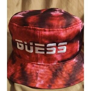 GUESS Womens Pink  One Size Bucket Hat